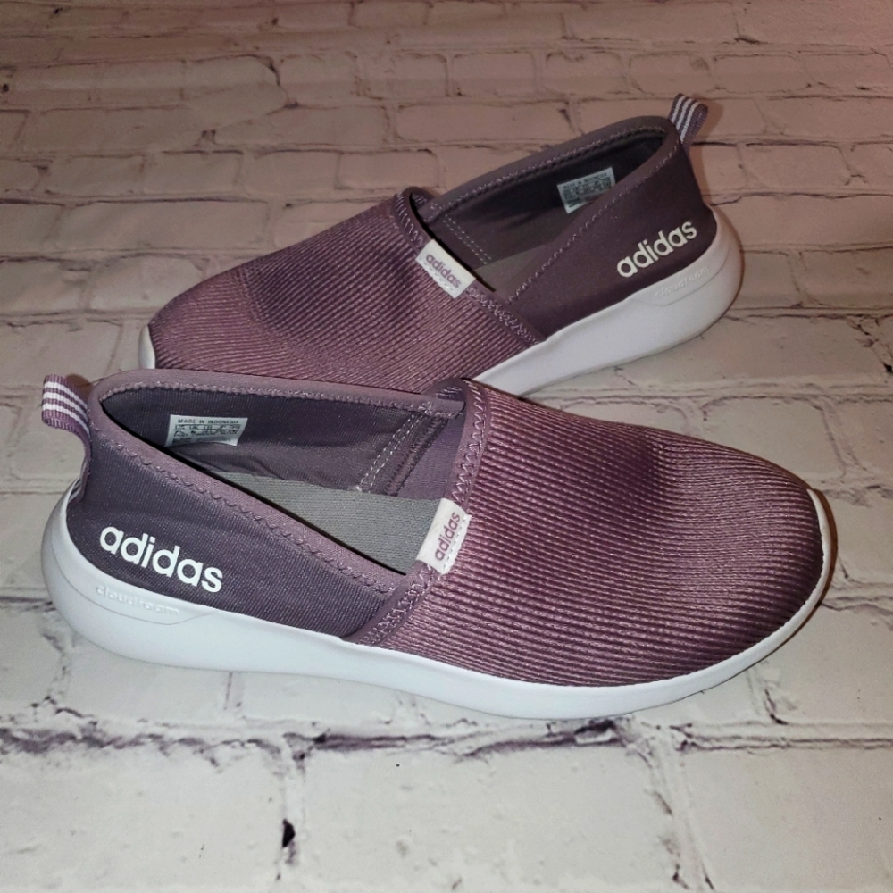 Adidas Lite Racer Slip On Womens shoes light purple Art fx3305 size 7.5